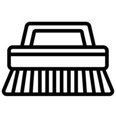 BRUSH line icon,linear,outline,graphic,illustration