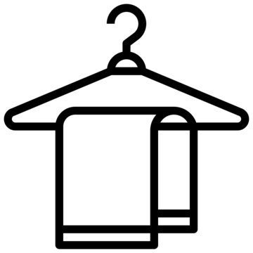 recommend clip art: TOWEL line icon,linear,outline,graphic,illustration