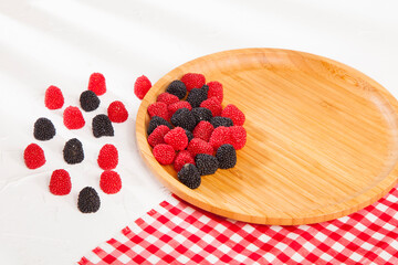 delicious Raspberry, blackberries, for a healthy diet