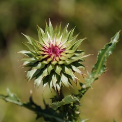 unbloomed thistle