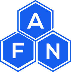 AFN letter logo design on White background. AFN creative initials letter logo concept. AFN letter design. 