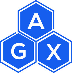 AGX letter logo design on White background. AGX creative initials letter logo concept. AGX letter design. 