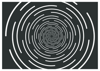 black and white spiral line background