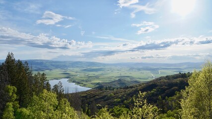 mountain top view