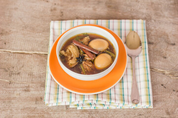Thai food with sweet taste, children like to eat.