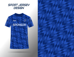 Fabric Textile Design for Sport Soccer Team Jersey or Football Club Uniform with Mockup