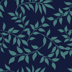 seamless pattern with leaves