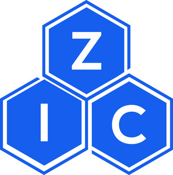 ZIC letter logo design on White background. ZIC creative initials letter logo concept. ZIC letter design. 