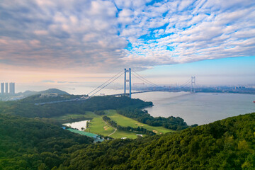 Jiangyin Bridge, Wuxi, Jiangsu Province, China