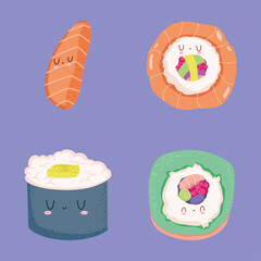 cute sushi kawaii