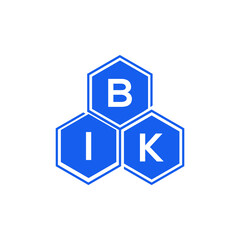 BIK letter logo design on White background. BIK creative initials letter logo concept. BIK letter design. 