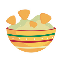 nachos with sauce