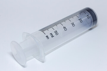 Measuring syringe for laboratory chemicals 60ml