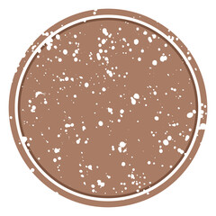 Circle with splashes of paint. Texture watercolor. Round logo. Vector frame for text, photo. Grunge effect.

