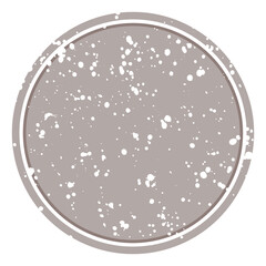 Circle with splashes of paint. Texture watercolor. Round logo. Vector frame for text, photo. Grunge effect.

