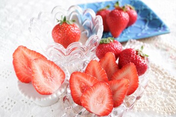 cute strawberries arrangement