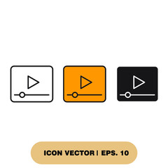 video icons  symbol vector elements for infographic web