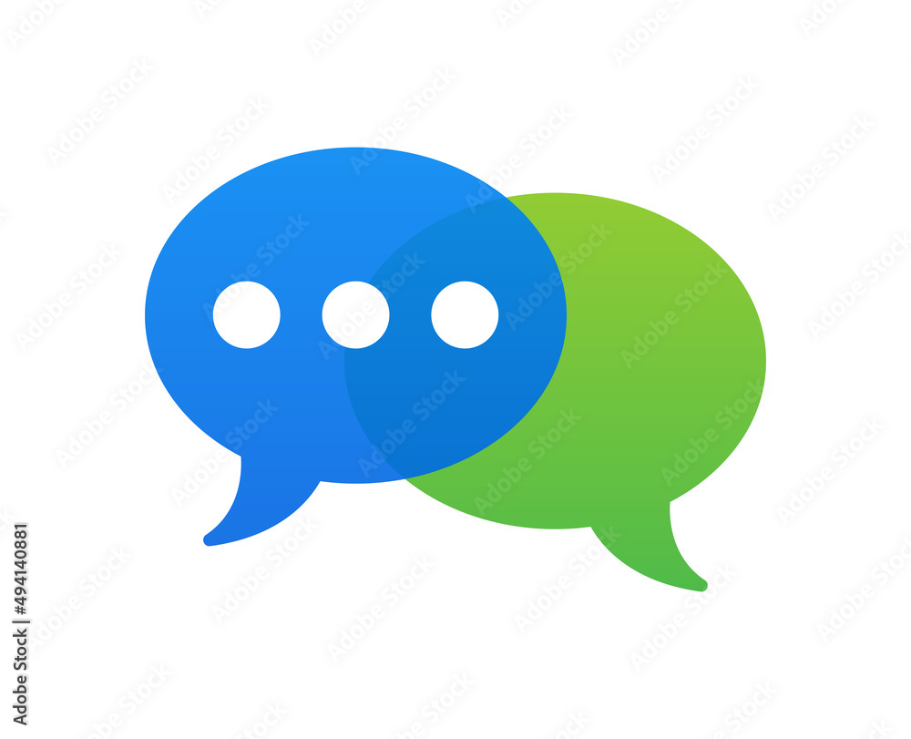 Poster conversation icon in graphic design. communication symbol vector illustration.