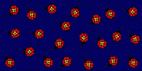 seamless pattern with hearts