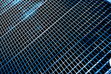 metal grid background