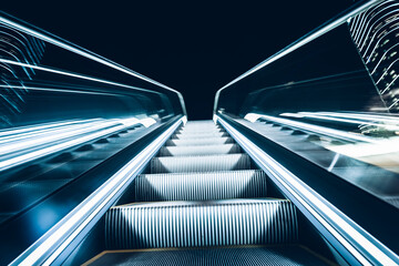 moving escalator in subway © H stock