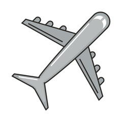 Obraz premium plane transport icon