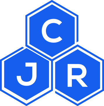 CJR letter logo design on black background. CJR creative initials letter logo concept. CJR letter design. 