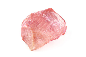 Fresh pork meat, isolated on white background. High resolution image.