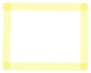 黄色い線の四角い枠