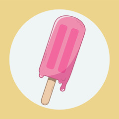 Yummy Ice cream chocolate cream summer food pink fruit ice