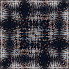 mirrored mosaic square pattern background