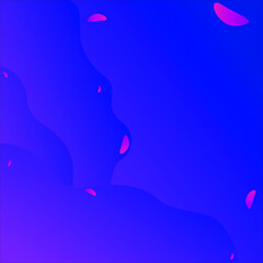 dynamic fluid gradient wavy background and flat design