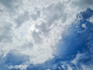 sky background with dense clouds and about to rain
