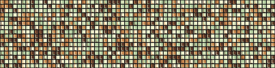 Fototapeta premium Abstract Geometric Pattern generative computational art illustration