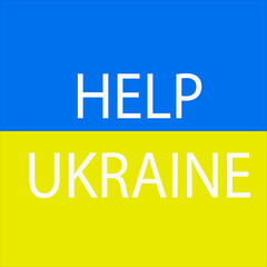 There is no war in Ukraine, support for the country against Russia's war with Ukraine. Keep the peace. Flag of Ukraine.