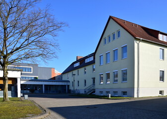 Moderne Berufsschule in der Stadt Walsrode, Niedersachsen