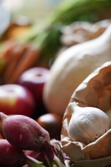 natural organic vegetables photos out of focus, Marche Marketplace.