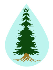 drop, tree, ağaç, damla