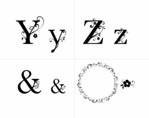 Sed of Decorative Alphabet