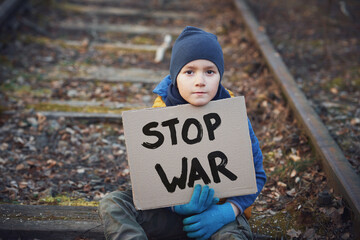 Picture of a child with a lot of love and peaceful message