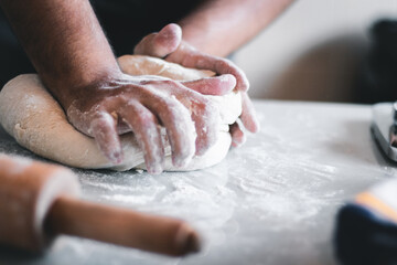 Making Homemade Pizza Dough