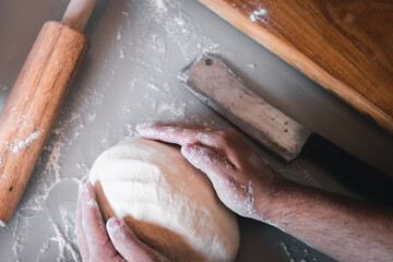 Making Homemade Pizza Dough