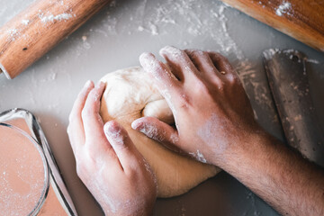 Making Homemade Pizza Dough