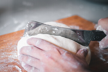 Making Homemade Pizza Dough