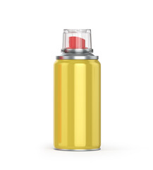 Bottle of car maintenance products on a white background. Oil, detergents and lubricants. 3d illustration