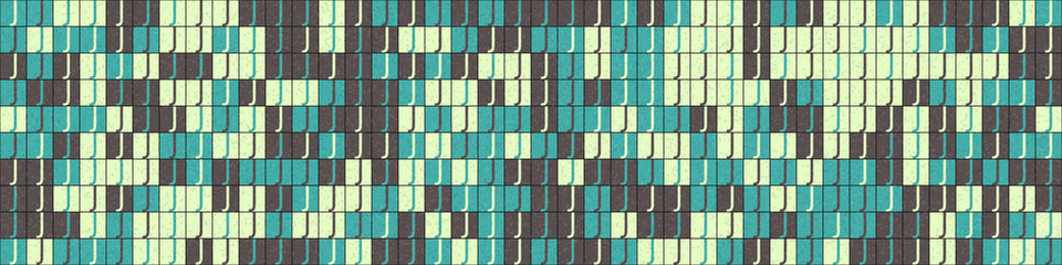 Fototapeta premium Abstract Geometric Pattern generative computational art illustration