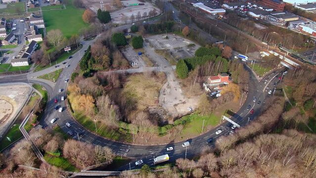 Leeds - Feb 11th 2022: Armley Gyratory Roundabout Pre-Construction