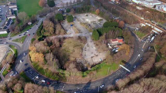 Leeds - Feb 11th 2022: Armley Gyratory Roundabout before improvements.