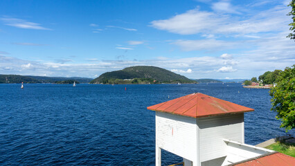 Obraz premium Oslo Fjord as seen from Drøbak