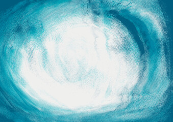 Abstract background design of oval frame. Blue watercolor background for your design, watercolor background concept, vector. Place for text